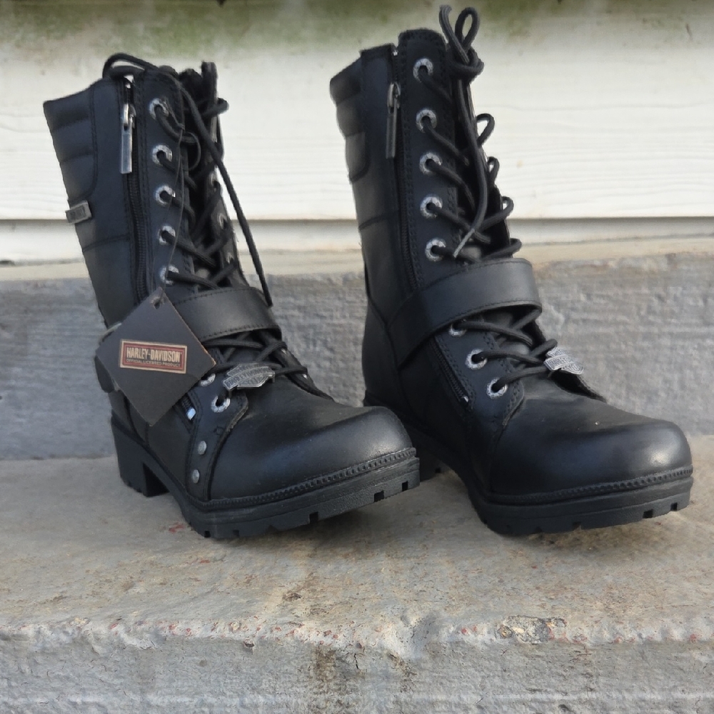 Harley-Davidson HARLEY-DAVIDSON FOOTWEAR Women’s Talley Ridge Boot NWT - Picture 3 of 11